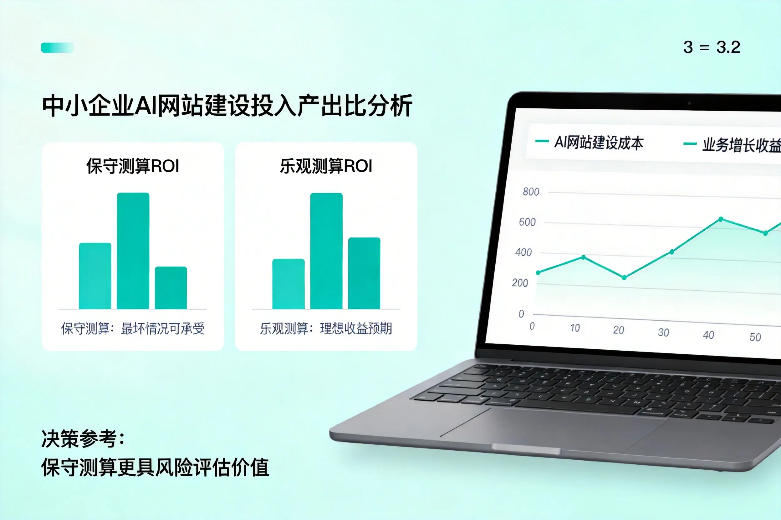 黑河中小企业AI网站建设投入产出比怎么算？先看这份分析