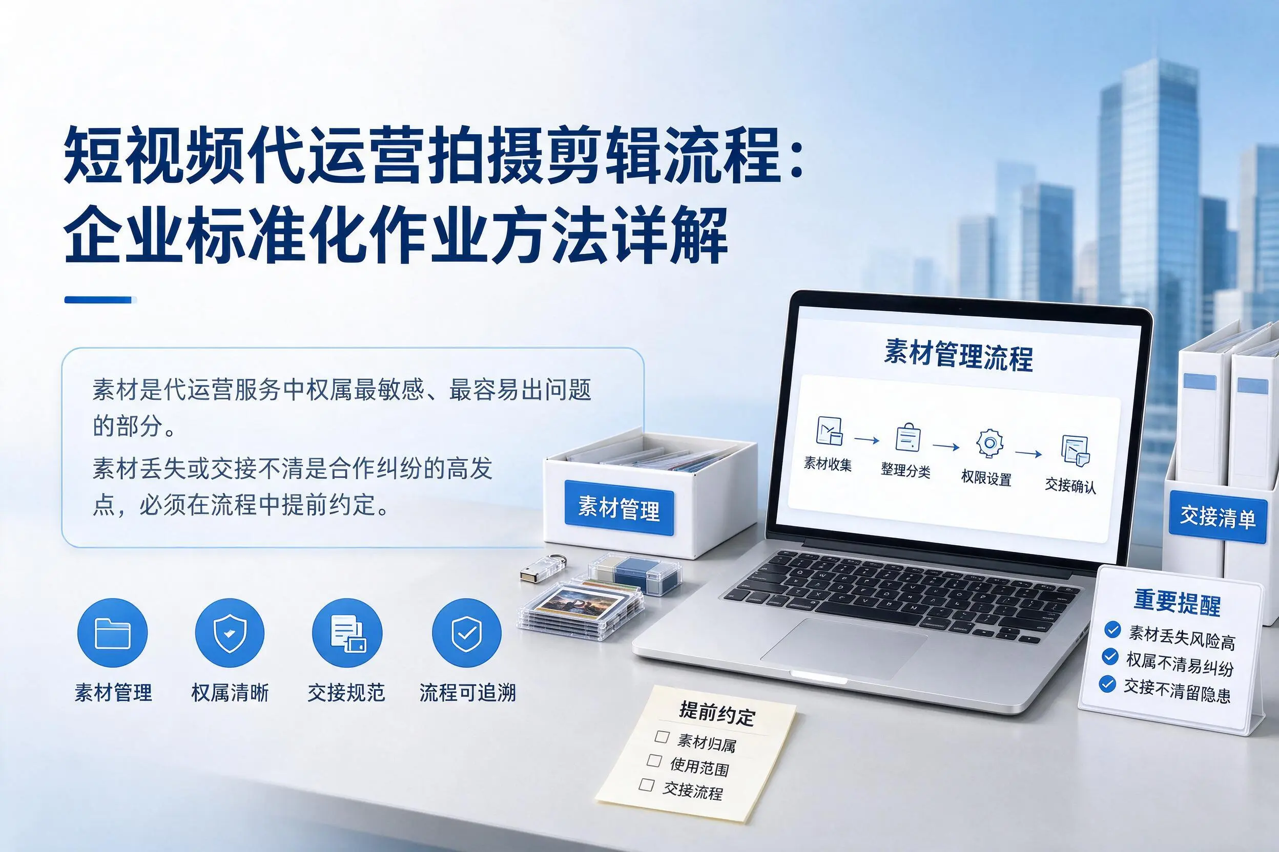 短视频代运营拍摄剪辑流程：黑河企业标准化作业方法详解