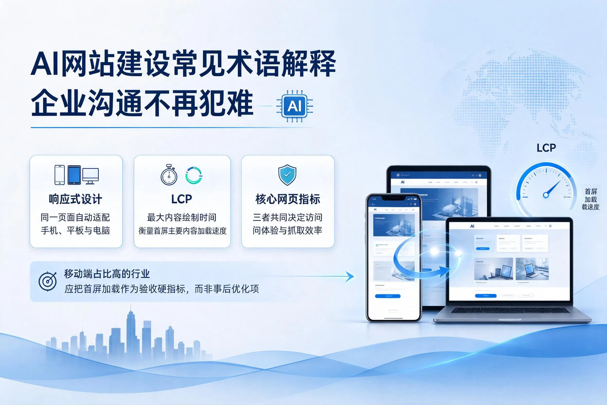 AI网站建设常见术语解释，黑河企业沟通不再犯难