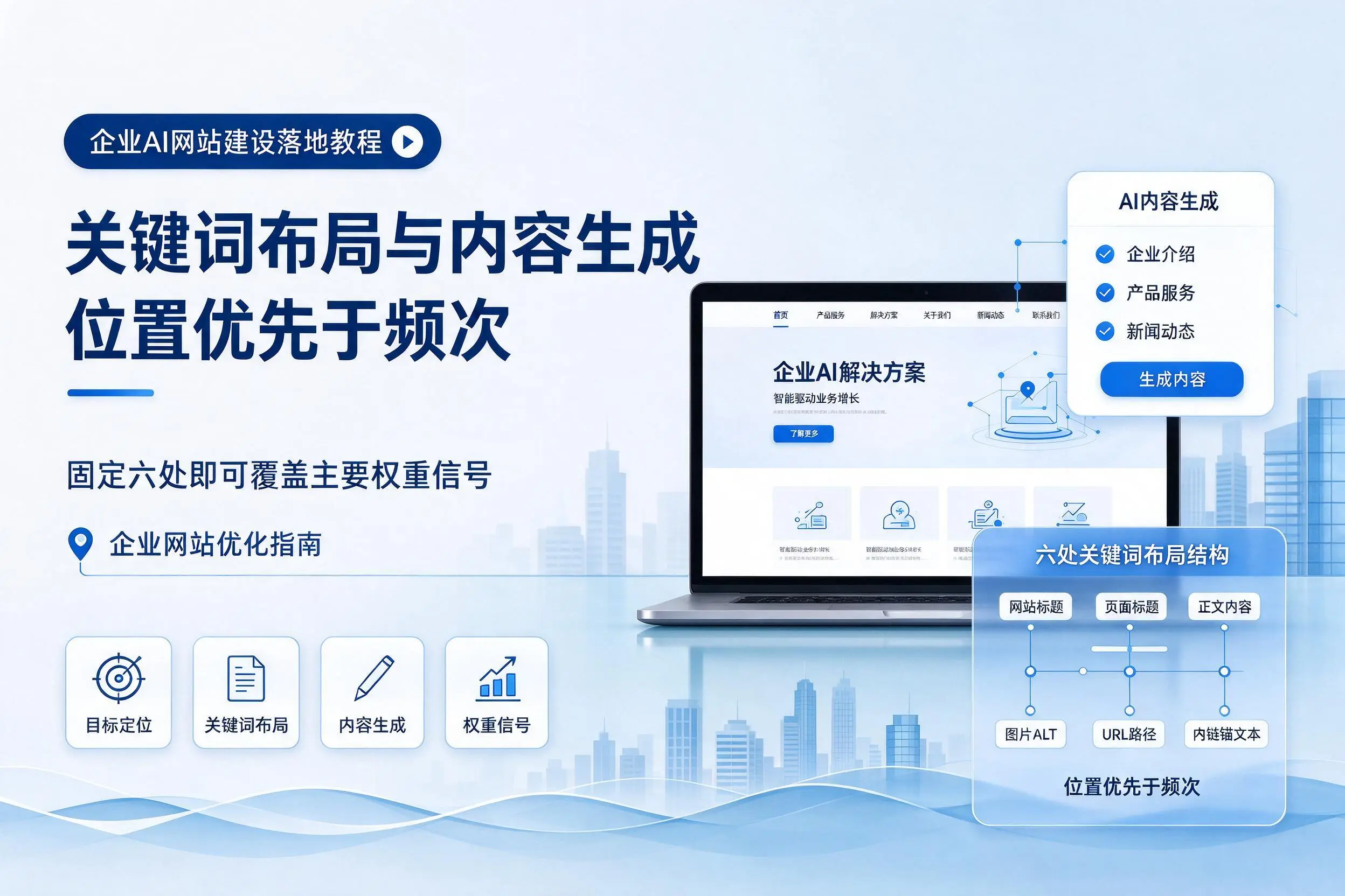 黑河企业AI网站建设落地教程：关键词布局与内容生成