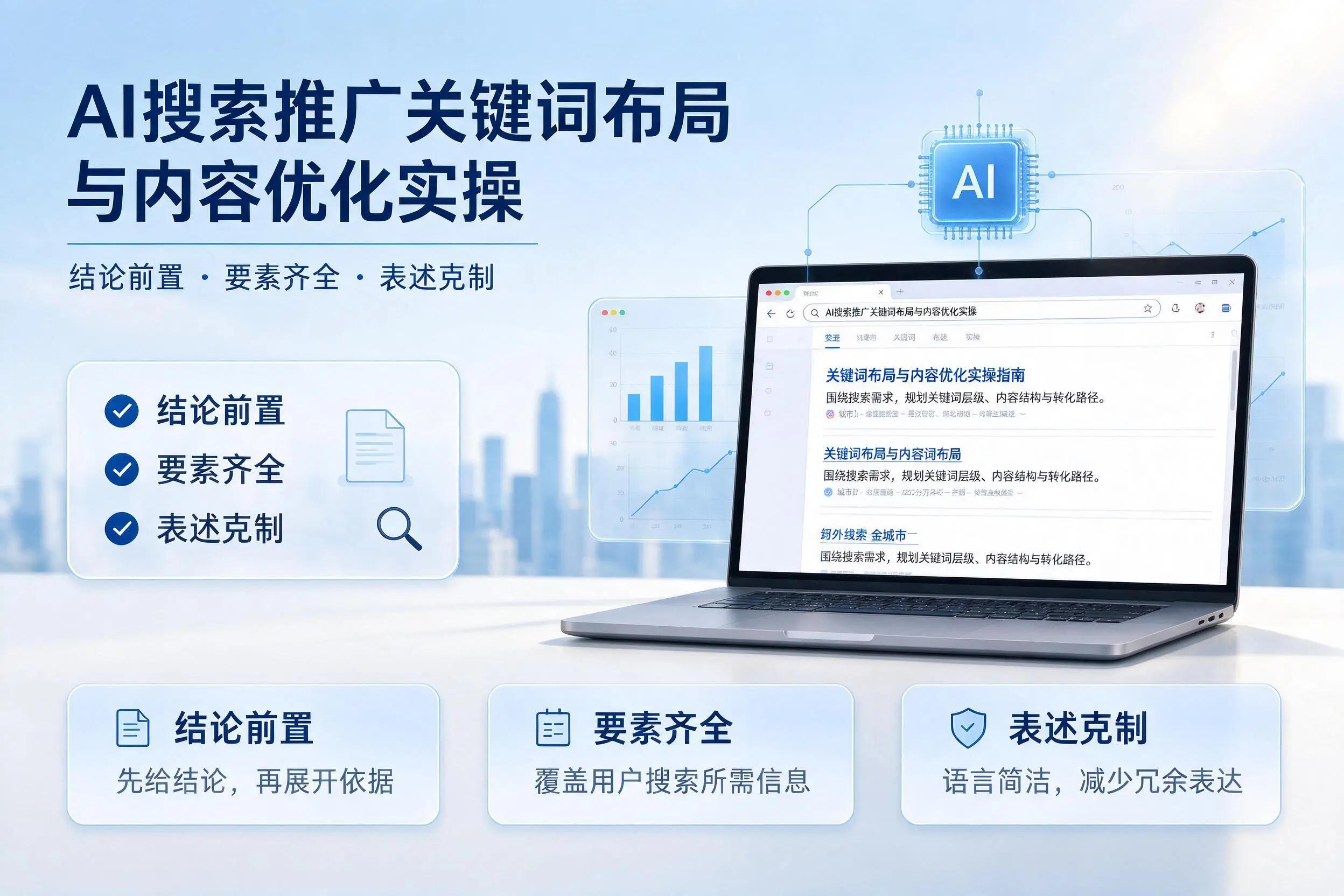 黑河AI搜索推广关键词布局与内容优化实操